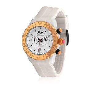 Bultaco White Rubber Sport Women's Watch